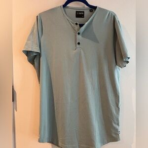 Cuts Clothing Blue Casual Button Down Shirt